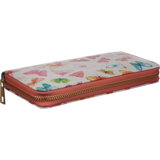 MONEDERO GRANDE MARIPOSAS PVC 19X10X3 image 2