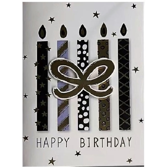 POSTAL HAPPY BIRTHDAY LUZ MÚSICA20X14SRT image 3