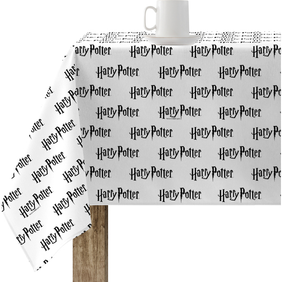 MANTEL RESINADO (TACTO PLASTIFICADO) ANTIMANCHAS MODELO HARRY POTTER BASIC 4 WHITE image 0