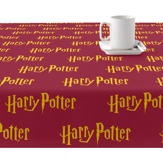 MANTEL RESINADO (TACTO PLASTIFICADO) ANTIMANCHAS MODELO HARRY POTTER BASIC 5 RED image 1