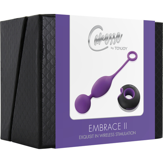 EMBRACE II EXQUISIT IN WIRELESS STIMULATION 7 FUNCTIONS PURPLE AND BLACK image 1