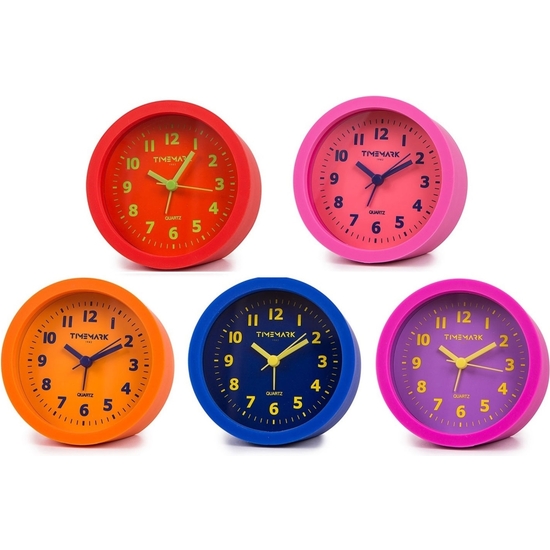 RELOJ DESPERTADOR TIMEMARK 10CM 5COLORES  image 2