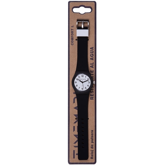 RELOJ PULSERA DEPORTIVO WATERPROF NEGRO image 1