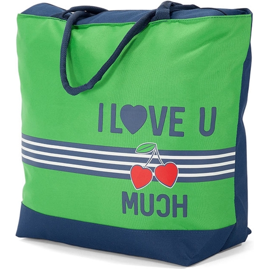 BOLSA PLAYA I LOVE YOU 48X40X21 SURTIDOS image 2