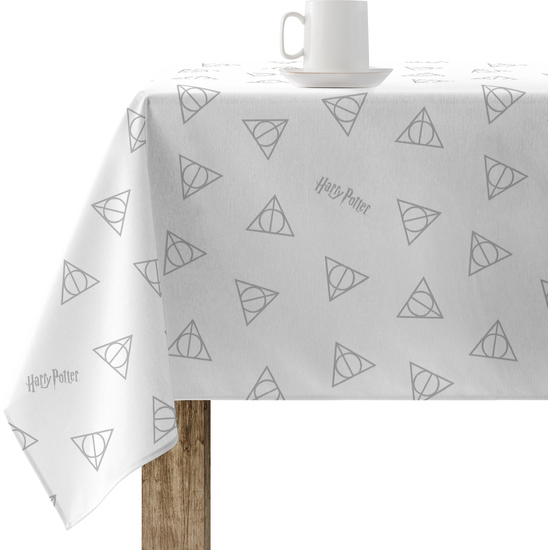 MANTEL RESINADO (TACTO PLASTIFICADO) ANTIMANCHAS MODELO DEATHLY HALLOWS 04 image 0