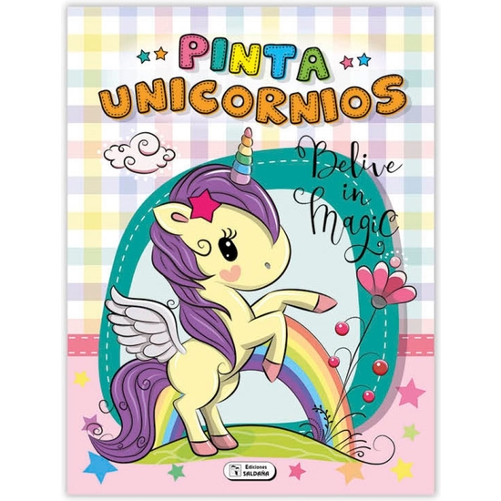 LIBRO COLOREAR UNICORNIOS 16 PÁGINAS 21X28 - 4 MODELOS image 2