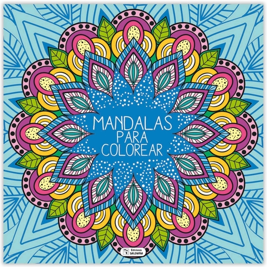 LIBRO MANDALAS PARA COLOREAR 32 PÁGINAS 21X21 image 0