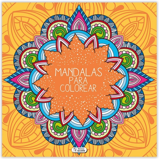 LIBRO MANDALAS PARA COLOREAR 32 PÁGINAS 21X21 image 1