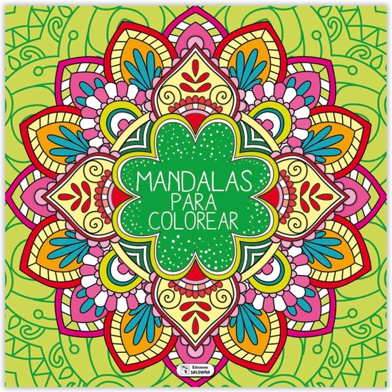 LIBRO MANDALAS PARA COLOREAR 32 PÁGINAS 21X21 image 3