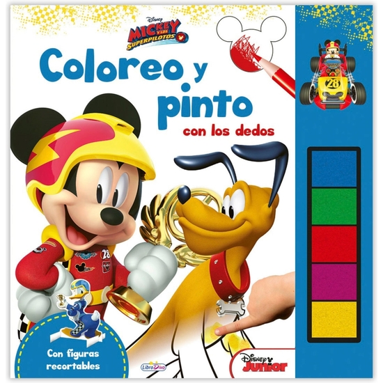 LIBRO PINTO CON DESDOS DISNEY 16 PÁGINAS 26X17 image 0