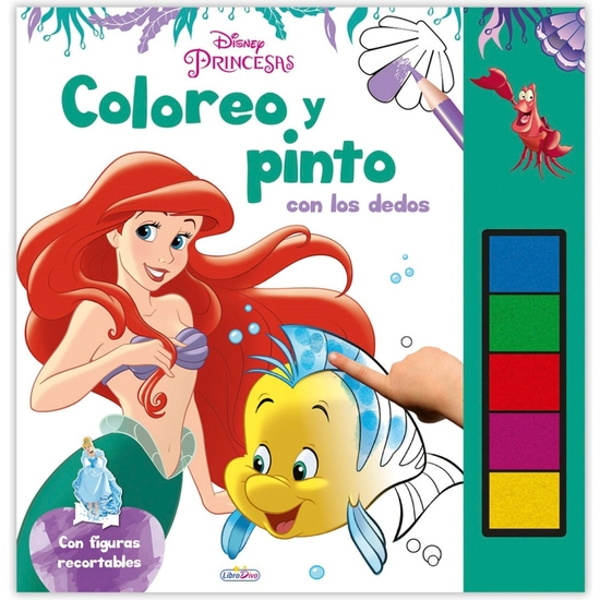 LIBRO PINTO CON DESDOS DISNEY 16 PÁGINAS 26X17 image 1