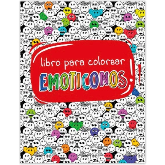 LIBRO COLOREAR EMOTICONOS 64 PÁGINAS 21X28 image 0