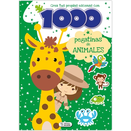 LIBRO 1000 PEGATINAS ANIMALES 48 PÁGINAS 15X21 image 0