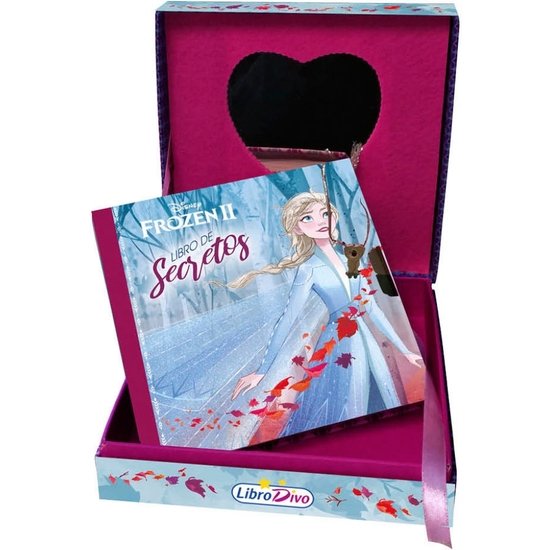 FROZEN DIARIO CON CANDADO Y CAJA 15X15 image 0