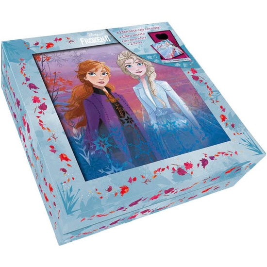 FROZEN DIARIO CON CANDADO Y CAJA 15X15 image 2