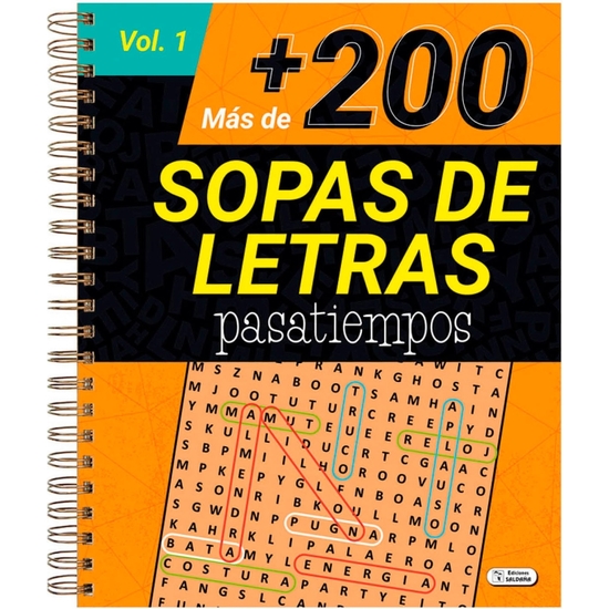 LIBRO SOPA DE LETRAS 256 PÁGINAS 16X20 image 0