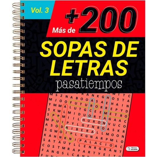 LIBRO SOPA DE LETRAS 256 PÁGINAS 16X20 image 2