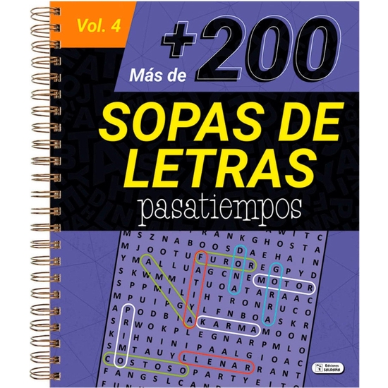 LIBRO SOPA DE LETRAS 256 PÁGINAS 16X20 image 3