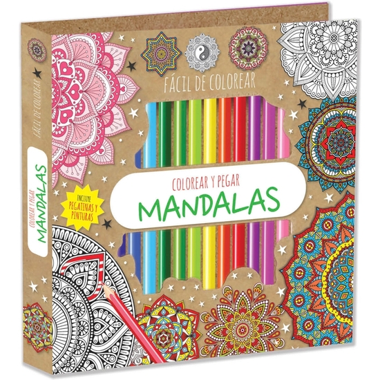 ESTUCHE MANDALAS+PINTURAS+PEGATINAS 20X20 image 0