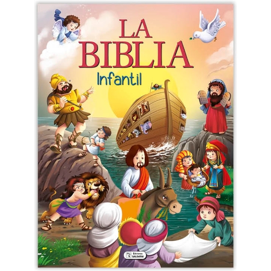 LIBRO LA BIBLIA INFANTIL 136 PÁGINAS 23X31 image 0