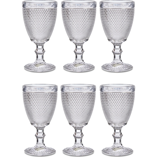 SET 6 COPAS PICOS CRISTAL 330 ML image 0