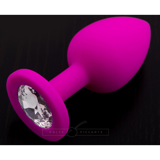 JEWELLERY FUCHSIA SILICONE DIAMOND image 0