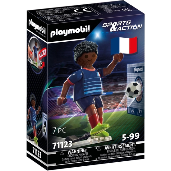 PLAYMOBIL FÚTBOL JUGADOR DE FÚTBOL FRANCIA A image 0