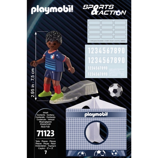 PLAYMOBIL FÚTBOL JUGADOR DE FÚTBOL FRANCIA A image 2