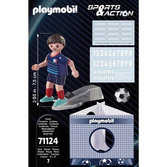 PLAYMOBIL FÚTBOL JUGADOR DE FÚTBOL FRANCIA B image 2