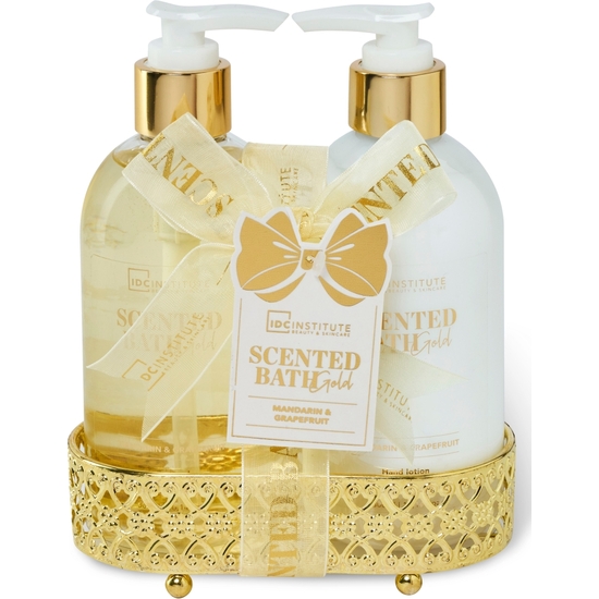 SET BANDEJA COSMÉTICA SCENTED GOLD 2 PIEZAS image 0