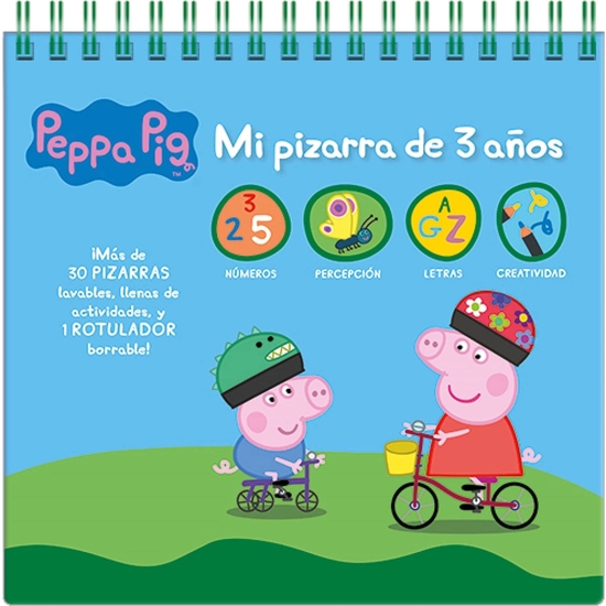 PEPPA PIG PIZARRA ACTIVIDADES Y JUEGOS EDUCATIVOS 32PAG. +3 AÑOS image 0
