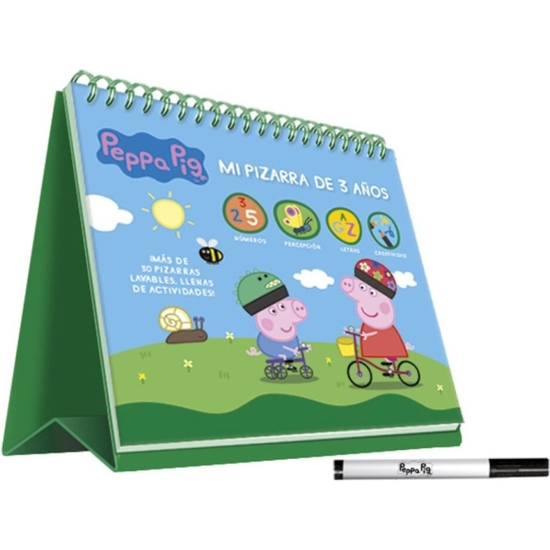 PEPPA PIG PIZARRA ACTIVIDADES Y JUEGOS EDUCATIVOS 32PAG. +3 AÑOS image 1
