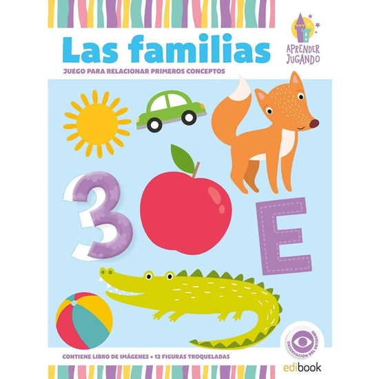 LIBRO EDUCATIVO FIGURAS TROQUELADAS LAS FAMILIAS image 0