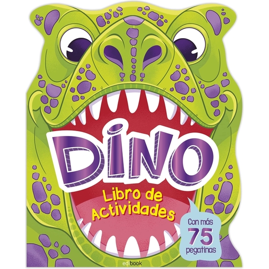 LIBRO ACTIVIDADES Y 75 PEGATINAS DINO image 0