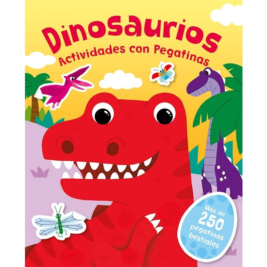 LIBRO PEGATINAS Y EXTRAÍBLES DINOSAURIOS image 0