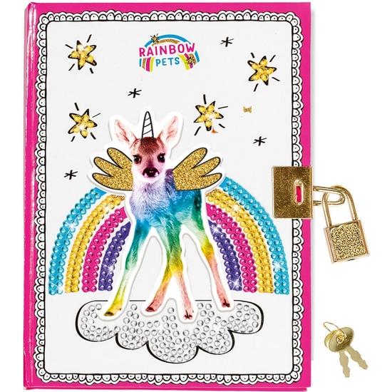 RAINBOW PETS SET DIARIO SECRETO CON COMPLEMENTOS 24X28X4 image 2