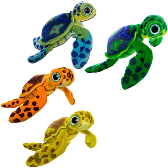 TORTUGA PELUCHE 15 CM 5 COLORES SURTIDOS image 1