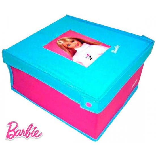 BARBIE CAJA MULTIUSOS TELA 34X29C image 0