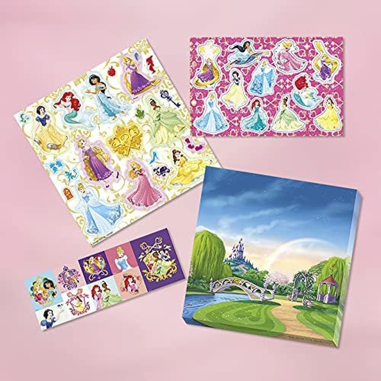 PRINCESAS DISNEY CAJAS CON PEGATINAS STICKERS TOTUM image 1