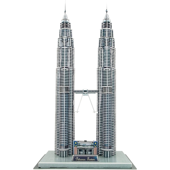 PUZZLE 3D TORRES PETRONAS 72 PIEZAS 51X27X20 image 1