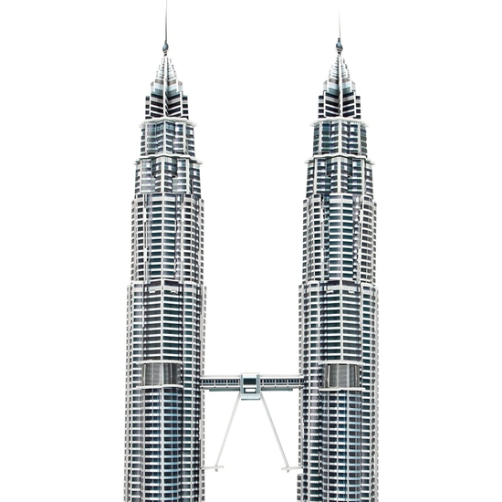 PUZZLE 3D TORRES PETRONAS 72 PIEZAS 51X27X20 image 3