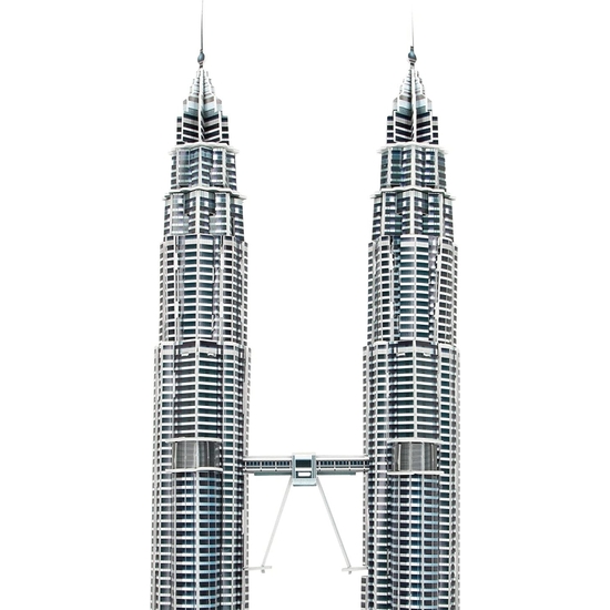 PUZZLE 3D TORRES PETRONAS 72 PIEZAS 51X27X20 image 3