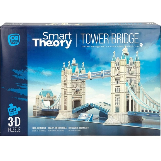PUZZLE 3D TOWER BRIDGE LONDRES 120 PIEZAS 77X18X23 image 0