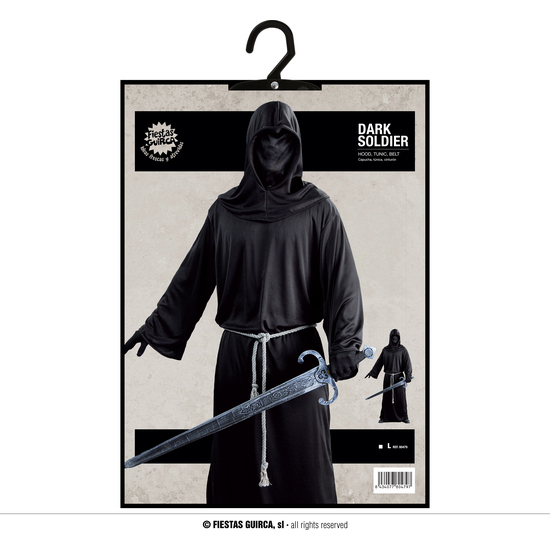 DISFRAZ ADULTO HORROR SHOP TRAJE NEGRO TALLA 52-54 image 4