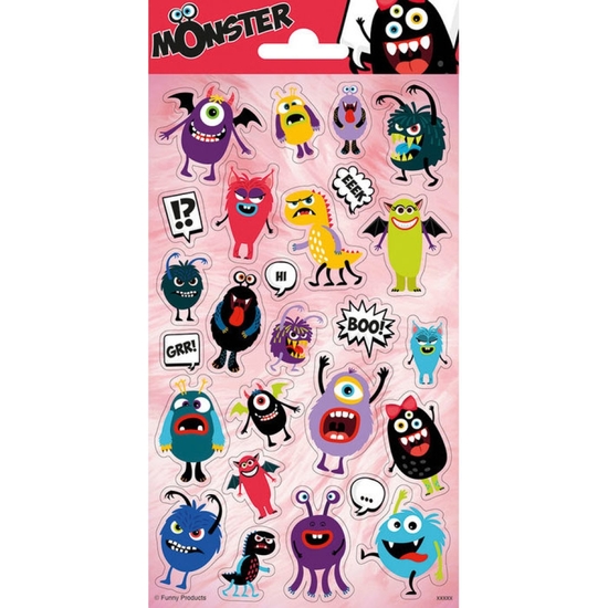 PACK DE PEGATINAS MONSTERS image 0