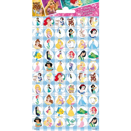 PACK DE PEGATINAS DISNEY PRINCESS MINI image 0