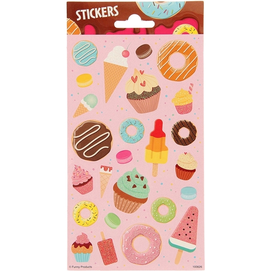 PACK DE PEGATINAS GLITTER SWEETS image 0