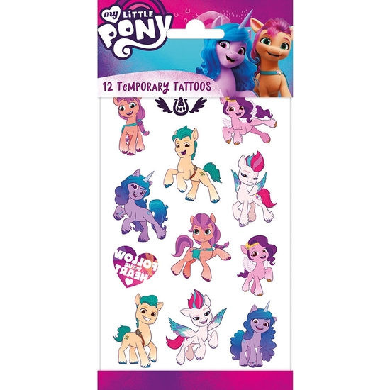 BLISTER TATOOS 10X20 CM MY LITTLE PONY image 0