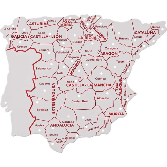 BOLSA C/3 PLANTILLAS MAPAS ESPAÑA 15X12 image 1
