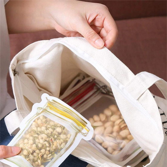 SET 4 BOLSAS ALIMENTOS REUTILABLES 10.5X32CM QUTTIN image 4
